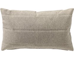 Dutch Decor TALIA - Outdoor Kussenhoes 30x50 cm - waterafstotend en uv-bestendig - Pumice Stone - taupe