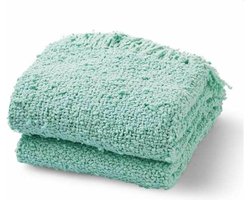 Dutch Decor - Trendy Geknoopt Plaid - 130x180cm - 100% Katoen - Mint