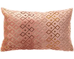 Dutch Decor VITA - sierkussen 30x50 cm - geometrisch - Rose Tan - roze - Inclusief binnenkussen