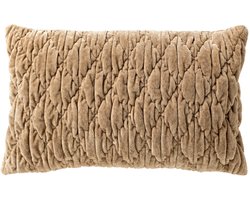 Dutch Decor ZION - sierkussen 30x50 cm - organisch - Irish Cream - beige - Inclusief binnenkussen