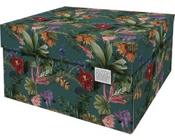 Dutch Design Brand - Dutch Design Storage Box - Opbergdoos - Opbergbox - Bewaardoos - Bloemen - Wildflower