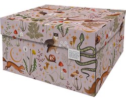 Dutch Design Brand - Dutch Design Storage Box - Opbergdoos - Opbergbox - Bewaardoos - Bosdieren - Bos - Paddestoelen - Herfst - Autumn Animals
