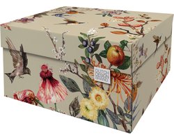Dutch Design Brand - Dutch Design Storage Box - Opbergdoos - Opbergbox - Bewaardoos - Lente - Bloemen - Vogels - Springtime