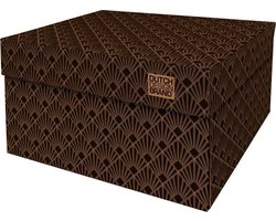 Dutch Design Brand - Dutch Design Storage Box - Opbergdoos - Opbergbox - Bewaardoos - Roaring 20's - Art Deco Night Sky