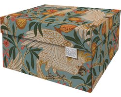 Dutch Design Brand - Dutch Design Storage Box - Opbergdoos - Opbergbox - Bewaardoos - Vogels - Fruit - Cockatoo and Pomegranate