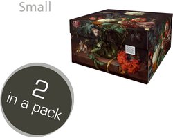 Dutch Design Brand - Dutch Design Storage Box Small - Opbergbox - Bewaardoos - Bloemen - Stillleven - Kunst - 17e eeuw - Flowers