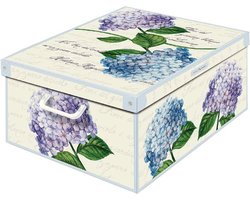 Dutch Design Collectie Decoratieve Opbergdoos - Storage Box - Opbergdoos - Opbergbox - Bewaardoos - Bloemen