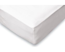 Dutch Dreams Molton Matrasbeschermer Hoeslaken - Aanbieding 1+1 Gratis - 140/150x200cm - Wit - Flanel Stretch - 2 stuks