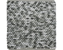Dutch House Bidetmat Caorle - Bidetmat 60x60cm - Dark Grey mixed - Antislip - Badmatten - Anti Slip Douchemat - Badkamer Mat - Snel Absorberend - Snel Drogende Badmat - Bidetmat - WC mat - Toiletmat voor hangend toilet