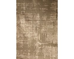 Dutch Lifestyle - Lux 1 Zwart/grijs - Viscose/Katoen - Vloerkleed - Zwart/Grijs