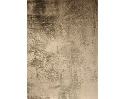 Dutch Lifestyle - Lux 2 Beige/groen- Viscose/Katoen - Vloerkleed - Beige/Groen