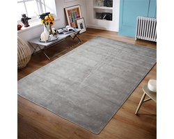 Dutch Lifestyle Vanessa Grijs - Viscose - Vloerkleed - Grijs