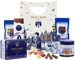 Dutch Moment Cadeautas - Hollandse Verwennerij - Cadeaupakket met typisch Hollandse lekkernijen