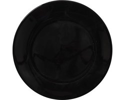 Dutch Rose Bord Plat Zwart - Ø26cm