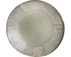 Dutch Rose Organic Borden - Plat - Ø 21,5cm - Creme - Stoneware Handgemaakt