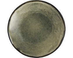 Dutch Rose Organic Dutch Rose Bord Plat 17 cm Groen
