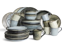 Dutch Rose Organic - Dutch Rose Set 54 Delig Servies Assorti
