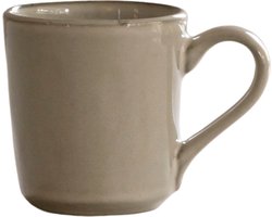 Dutch Rose Organic Mok - Mokken - Theemok - Koffiemok - Stoneware handgemaakt - Creme 25 cl.
