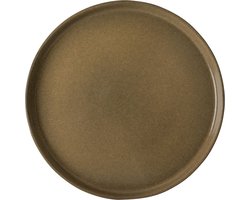 Dutch Rose Serenity Borden - Dinerborden - Ø 27cm - Stoneware Handgemaakt - Camel