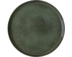 Dutch Rose Serenity Borden - Dinerborden - Ø 27cm - Stoneware Handgemaakt - Groen