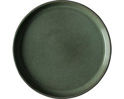 Dutch Rose Serenity Borden - Ø 18,5cm - Stoneware Handgemaakt - Groen