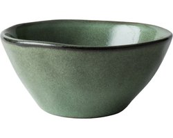 Dutch Rose Serenity Kommen - Schaaltjes - Ø12cm - Stoneware Handgemaakt - Groen