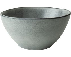 Dutch Rose Serenity Kommen - Schaaltjes - Ø15cm - Stoneware Handgemaakt - Grijs