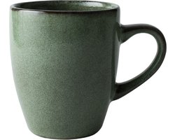Dutch Rose Serenity Mok - Theemok - Koffiemok - Stoneware Handgemaakt - Groen 25 cl.