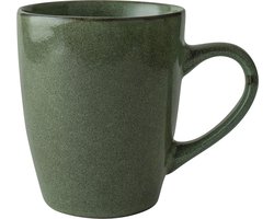 Dutch Rose Serenity Mokken - Theemok - Koffiemok - Stoneware Handgemaakt - Groen 37 cl.