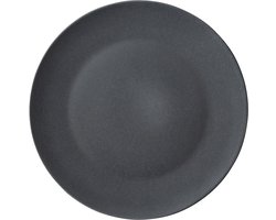 Dutch Rose Velvet - Dutch Rose Bord Plat 23 cm mat Antraciet