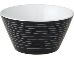 Dutch Rose Zwart-Wit Kom 10 cm