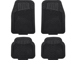 Dutch Standard Automatten - universeel rubber - 4-delige set - knipbaar - zwart