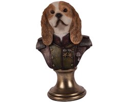 Dutch style Baroque - Decoratief beeld of figuur - Hond 23x14x11cm Polyresin