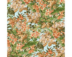 DUTCH WALLCOVERINGS Behang Floral meerkleurig