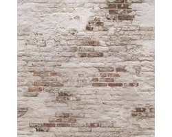 DUTCH - WALLCOVERINGS - Fotobehang - Old - Brick - Wall - beige - bruin