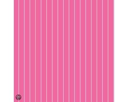 Dutch Wallcoverings Kinderbehang - Papierbehang - Streep - Roze/Wit