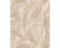 Dutch Wallcoverings - Renaissance - Leaves Beige - Vliesbehang - 10m x 53cm - RE521052