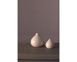 Dutch Wallcoverings Schuimvinyl uni - bruin