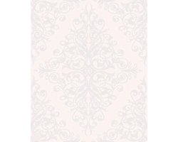Dutch Wallcoverings Schuimvinylbehang ornament  - Wit
