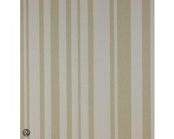Dutch Wallcoverings Strepen - Beige/wit
