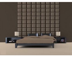 Dutch Wallcoverings Vierkant - Bruin