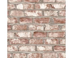 Dutch Wallcoverings vliesbehang baksteen - beige