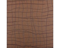 Dutch Wallcoverings Vliesbehang croco/leer - Bruin