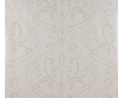 Dutch Wallcoverings Vliesbehang damast - wit/glans