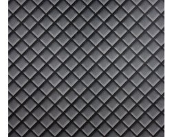 Dutch Wallcoverings Vliesbehang Leer Effect - Zwart