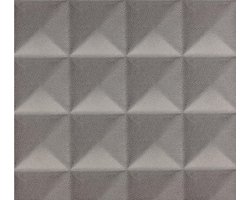 Dutch Wallcoverings Vliesbehang leer pyramide - grijs