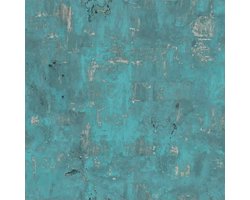 Dutch Wallcoverings vliesbehang oude muur - blauw