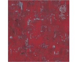 Dutch Wallcoverings vliesbehang oude muur - rood