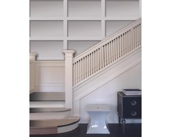 Dutch Wallcoverings Vliesbehang - Panelen - Wit