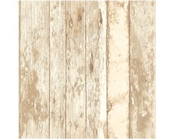 Dutch Wallcoverings Vliesbehang sloophout - beige